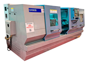 Токарный станок с ЧПУ SIEMENS 808D FABTEC CK560/1500 с плоской станиной