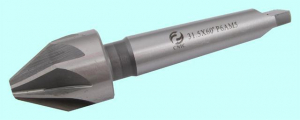 Зенковка d40,0х 45х160 конус  60° Р6АМ5 к/х Z=8 КМ3 DIN334B "CNIC"