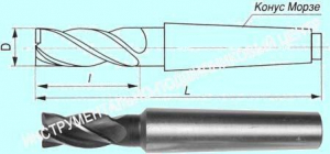 Фреза Концевая d50,0х150х275 к/х  Р18  Z=8 КМ4 "CNIC"